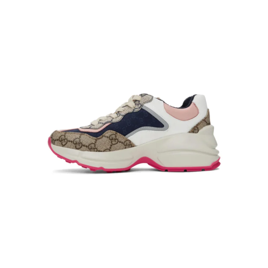 ⁦GUCCI Beige Rhyton Sneakers⁩ – תמונה ⁦4⁩