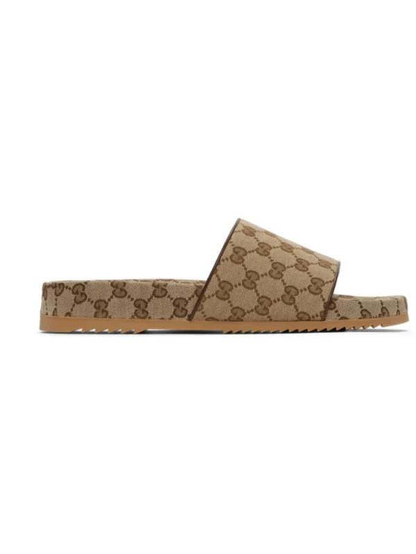 GUCCI Beige Canvas GG