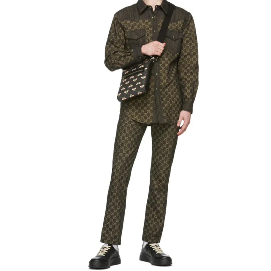 ⁦GUCCI Black Embossed⁩ – תמונה ⁦3⁩