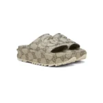 ⁦GUCCI Beige Slides⁩ – תמונה ⁦5⁩