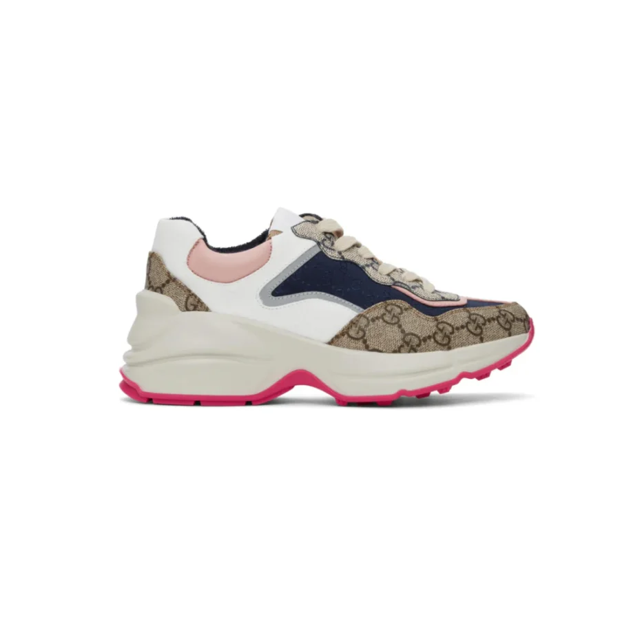 ⁦GUCCI Beige Rhyton Sneakers⁩ – תמונה ⁦1⁩
