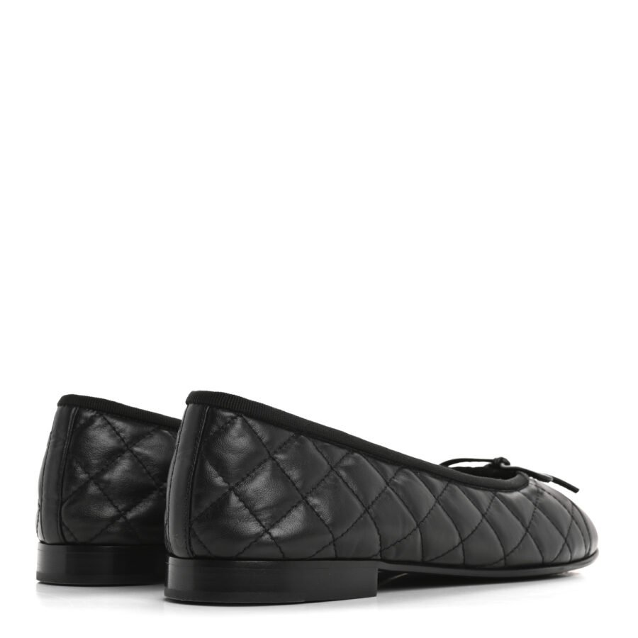 ⁦Chanel Cap Toe Black Ballet Flat⁩ – תמונה ⁦3⁩