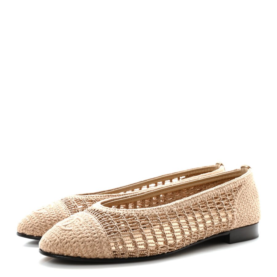 ⁦Chanel Dark Beige Ballet Flat⁩ – תמונה ⁦3⁩
