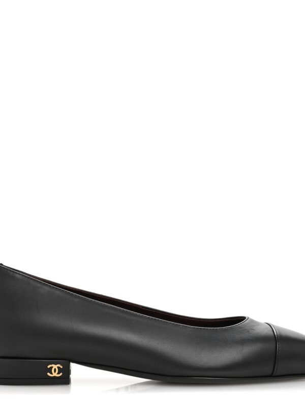 Chanel Lambskin Black Ballet Flat