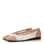 ⁦Chanel White Beige Ballet Flat⁩ – תמונה ⁦3⁩