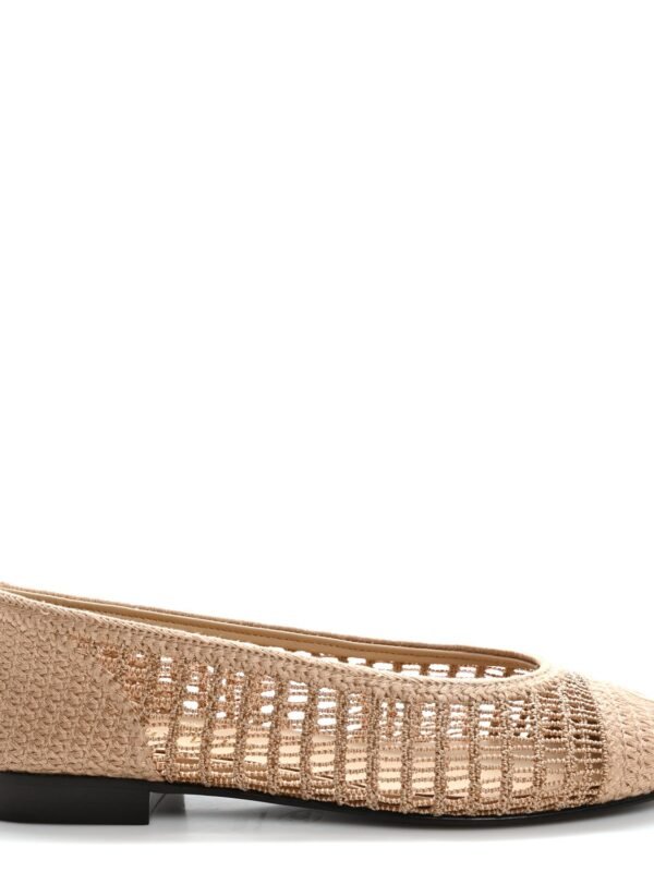 Chanel Dark Beige Ballet Flat