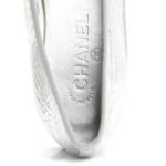 ⁦Chanel Metallic Silver Ballet Flat⁩ – תמונה ⁦6⁩