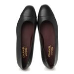 ⁦Chanel Lambskin Black Ballet Flat⁩ – תמונה ⁦2⁩