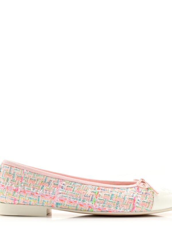 Chanel Light Pink Multicolor Ballet Flat