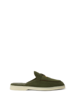 Charms Walk Babouche Loafer Ribbon Green