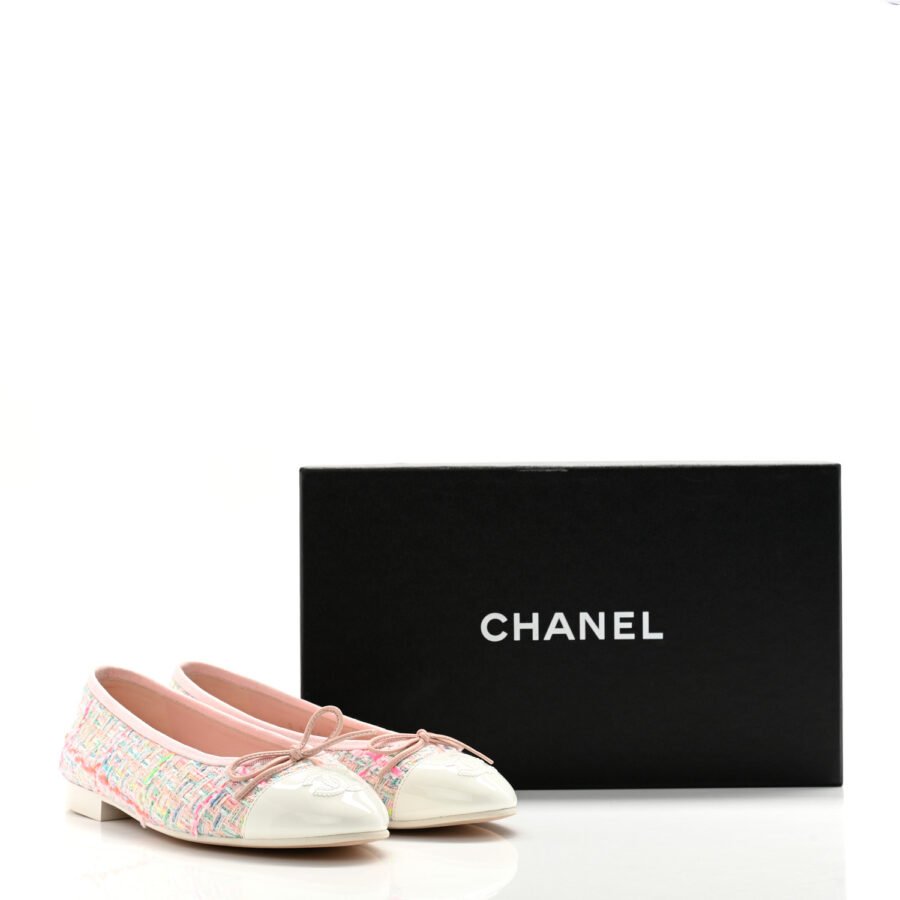 ⁦Chanel Light Pink Multicolor Ballet Flat⁩ – תמונה ⁦2⁩