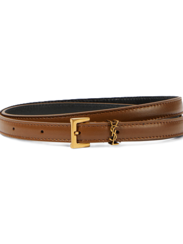 Saint Laurent Extra-Slim Cassandre Belt