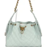 ⁦Chanel Small 25 Hobo Bag Light Blue Caviar⁩ – תמונה ⁦8⁩