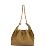 Chanel Small 25 Hobo Bag Dark Beige Caviar
