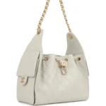 ⁦Chanel Small 25 Hobo Bag Light Grey Caviar⁩ – תמונה ⁦7⁩