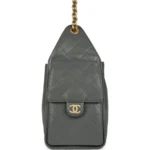 ⁦Chanel Small 25 Hobo Bag Dark Grey Caviar⁩ – תמונה ⁦8⁩