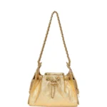 Chanel Mini 25 Hobo Bag Metallic Gold Caviar