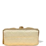 ⁦Chanel Mini 25 Hobo Bag Metallic Gold Caviar⁩ – תמונה ⁦5⁩