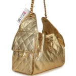 ⁦Chanel Small 25 Hobo Bag Metallic Gold Caviar⁩ – תמונה ⁦2⁩