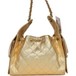 ⁦Chanel Small 25 Hobo Bag Metallic Gold Caviar⁩ – תמונה ⁦5⁩