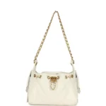 Chanel Mini 25 Hobo Bag White Caviar