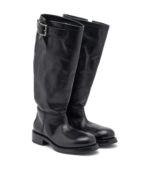 מגפי ביקר בלנסיאגה – Balenciaga Leather Biker Boots – Black