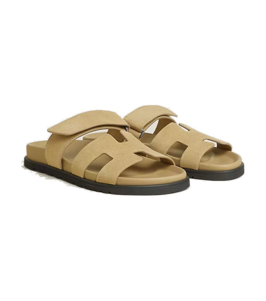 סנדלי הרמס שיפר בז׳ אלבטר – Hermès Chypre Sandal – Beige Albâtre
