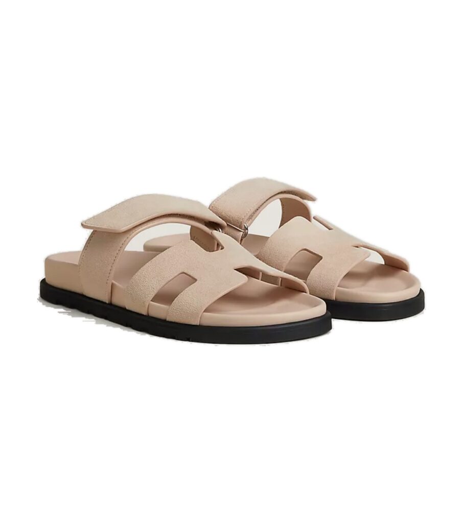סנדלי הרמס שיפר בז׳ ניוד – Hermès Chypre Sandal – Beige Nude