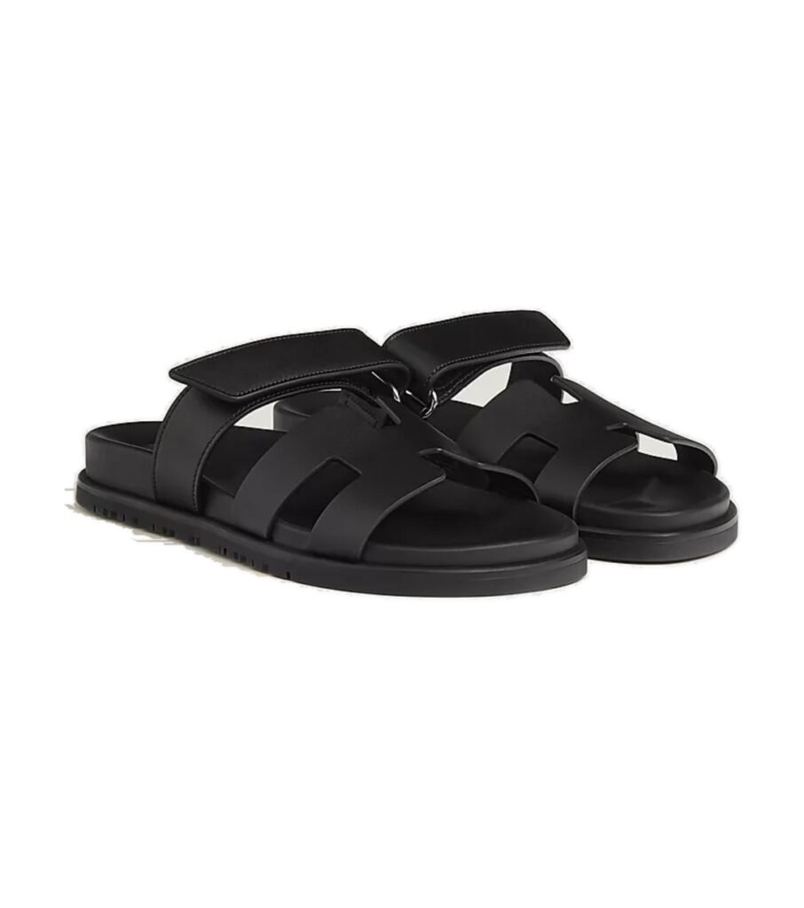 סנדלי הרמס שיפר שחור – Hermès Chypre Sandal – Noir