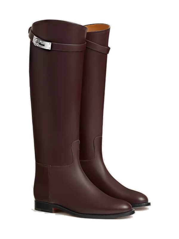 מגפי הרמס ג׳מפינג נמוכים בורדו – Hermès Jumping Shorter Boot – Bordeaux