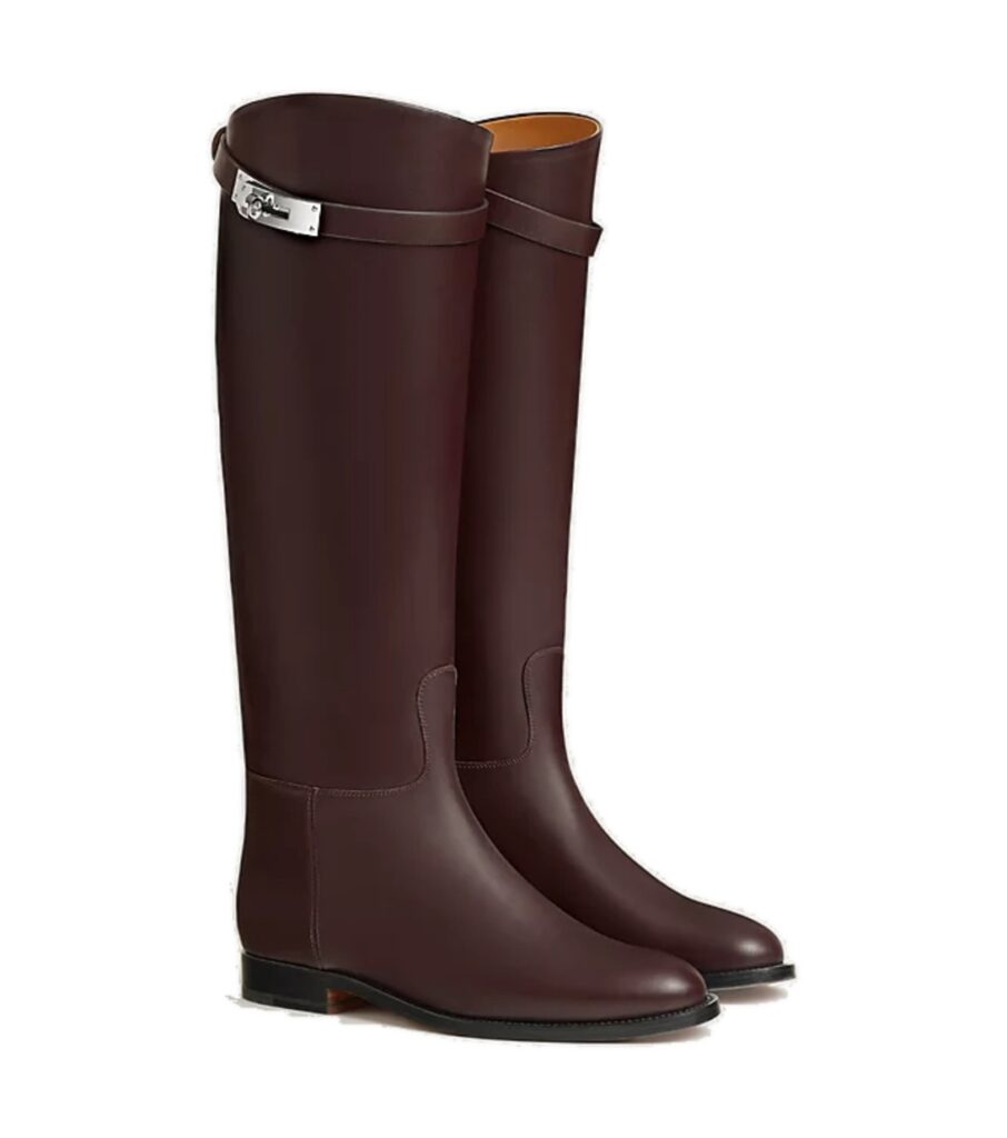 מגפי הרמס ג׳מפינג נמוכים בורדו – Hermès Jumping Shorter Boot – Bordeaux