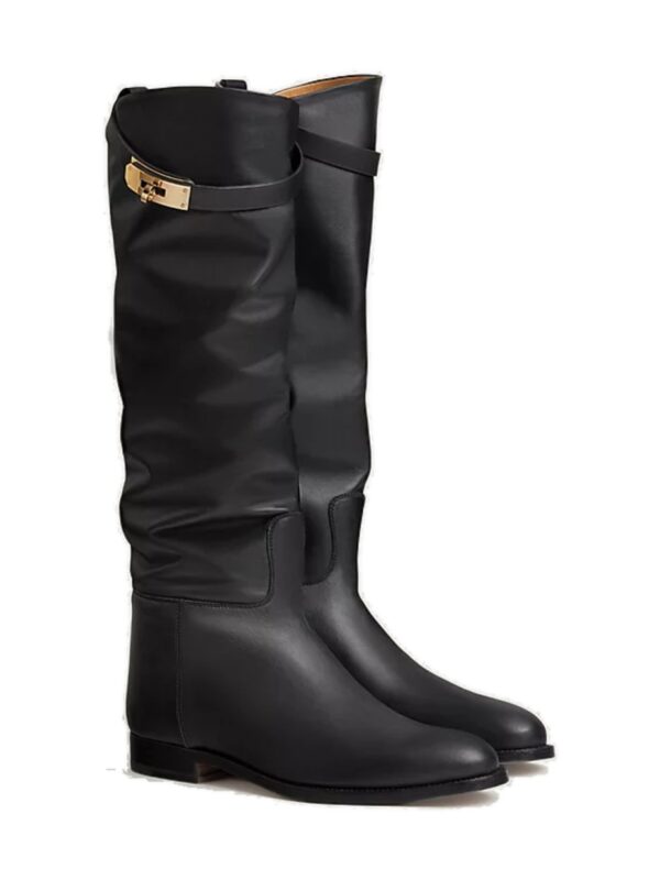 מגפי הרמס ג׳מפינג שחור – Hermès Jumping Supple Boot – Noir
