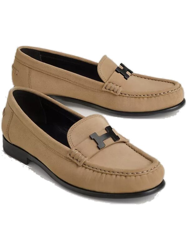 מוקסיני הרמס נובה בז׳ קאמל – Hermès Nova Loafer – Beige Camel