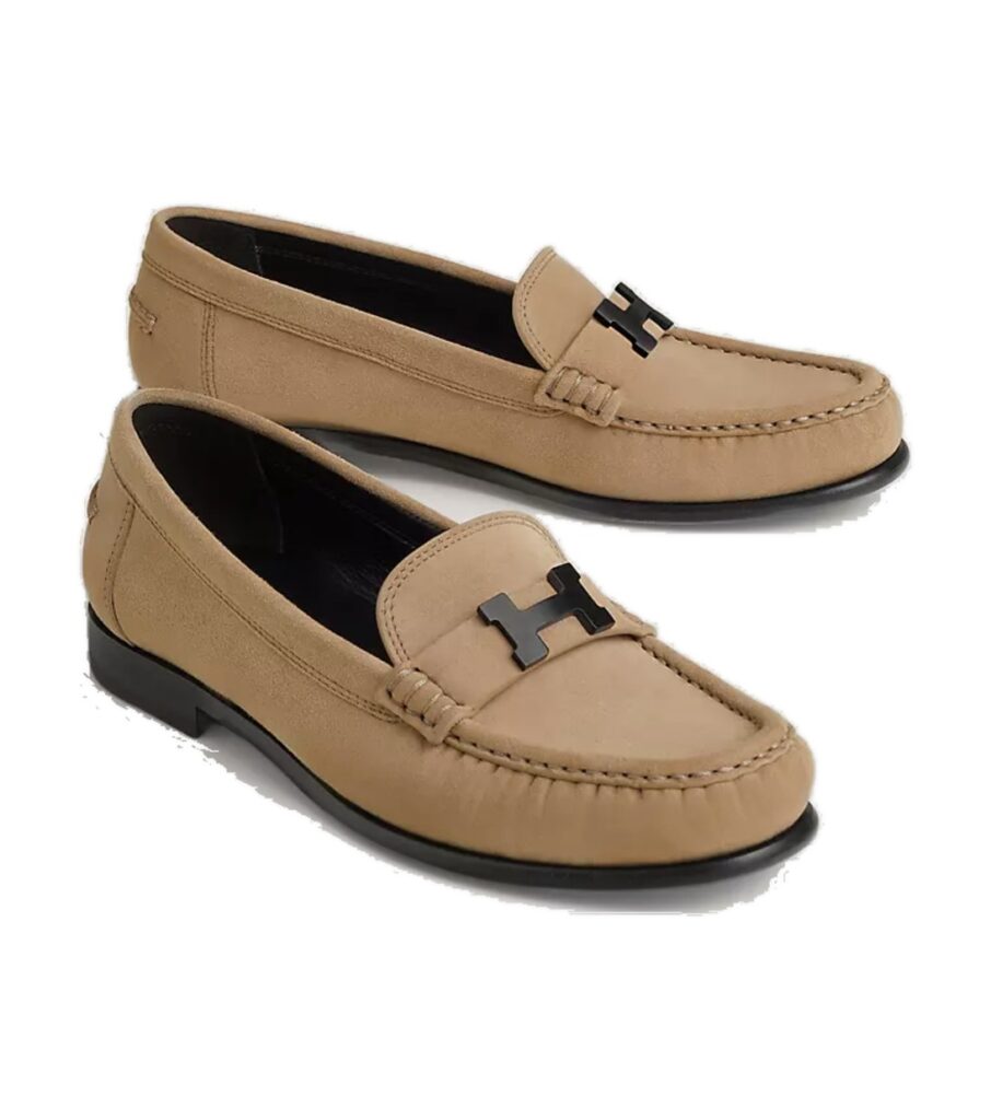 מוקסיני הרמס נובה בז׳ קאמל – Hermès Nova Loafer – Beige Camel