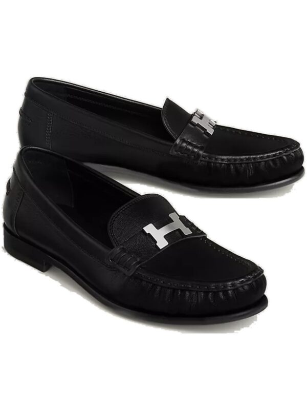 מוקסיני הרמס נובה שחור – Hermès Nova Loafer – Noir