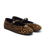 נעלי מרי ג׳יין פראדה – Prada Leopard-Print Mary Jane Flats