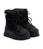 מגפי שלג פראדה – Prada Re-Nylon Gabardine Snow Boots – Black